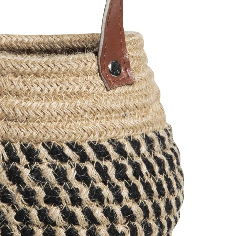 

Wall Hanging Organizer Storage Baskets,Rope Woven Hanging Basket for Organizing,Hanging Basket Flower Plant