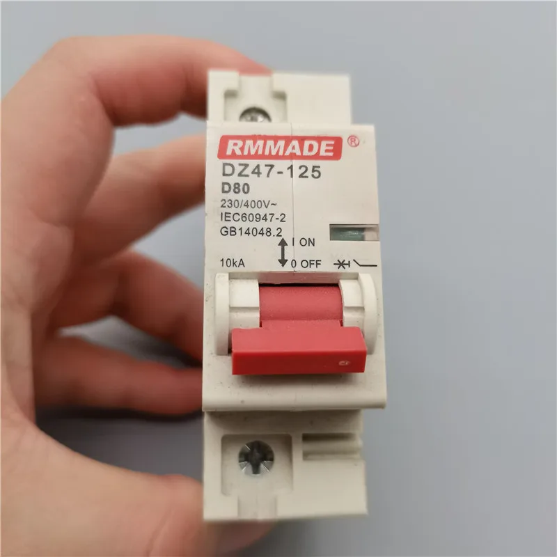 Устройство защиты воздушного выключателя 1p бытовая схема для вакуумного Φ C45 63a 80A