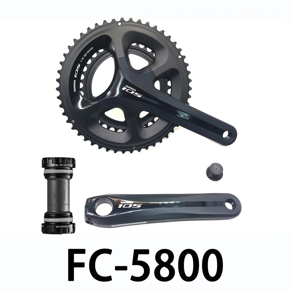 105 FC 5800 2x11 скоростной дорожный велосипед HOLLOWTECH двойной шатун 50 34T 170/172 5 мм Кривошип