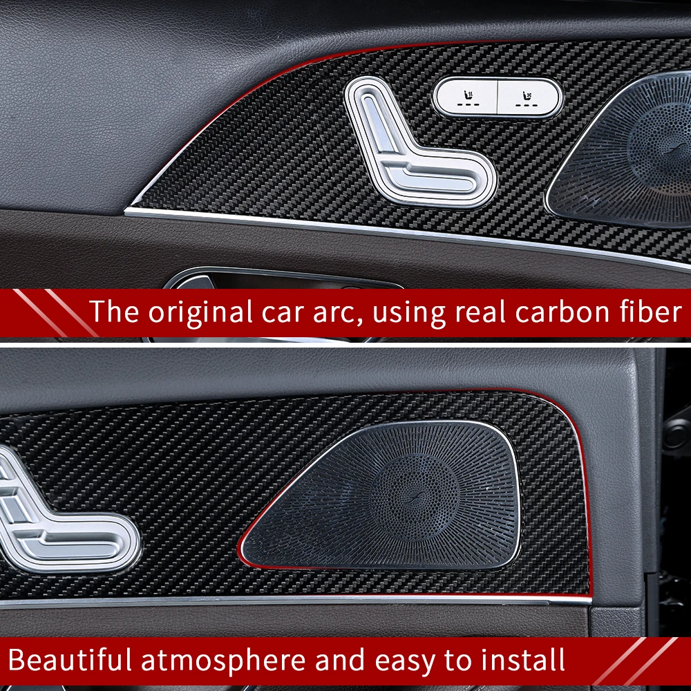 Внутренняя отделка из углеродного волокна для Mercedes gle w167 Carbon 2020 350/amg 450 500e amg gls x167 550