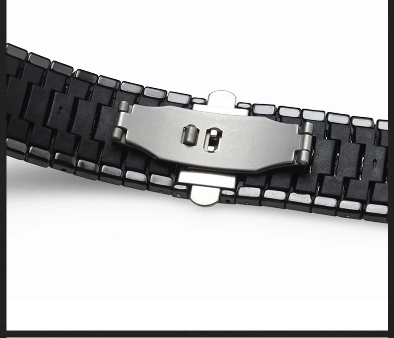 Для RADO черный алмаз керамика цепь Интегральная керамическая серия ремешок для часов мужские часы водонепроницаемые 19 мм 24 мм 27 мм