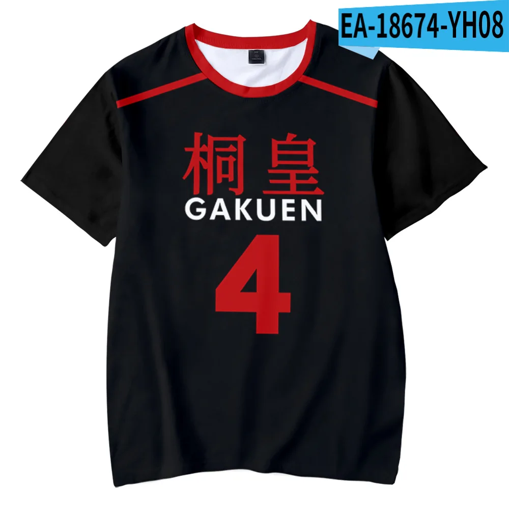 3D футболка Kuroko No Basuke/корзина для женщин и мужчин Yosen старшая школа мурасакибара