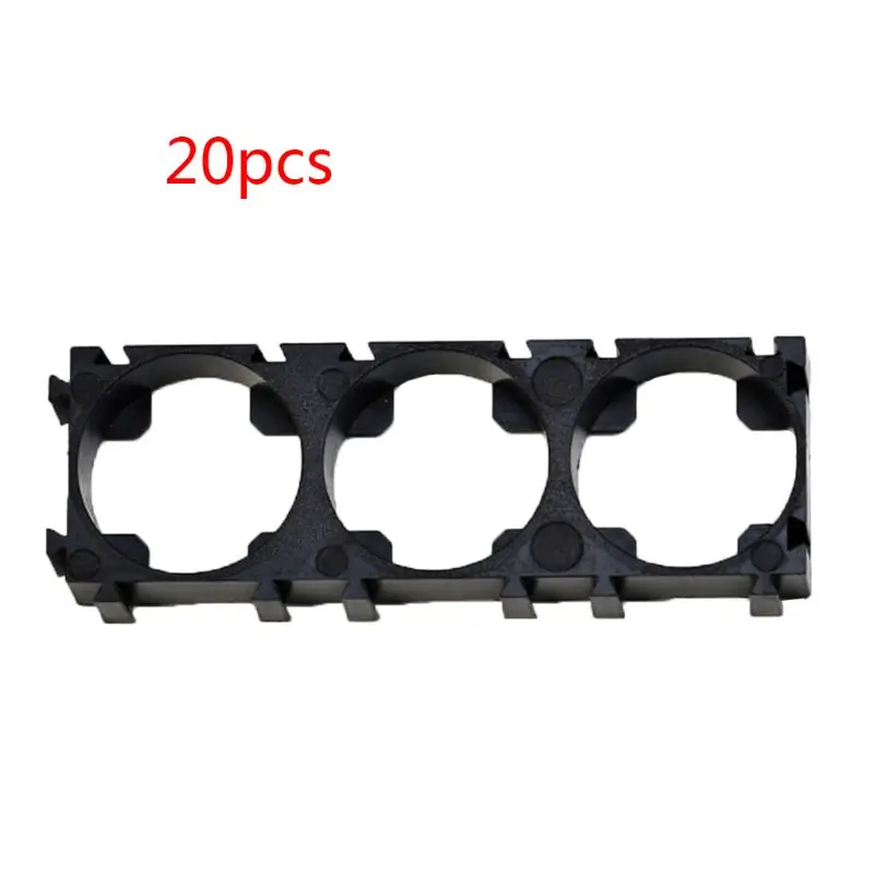 

20PCS Safety 1x3 Battery Holder Bracket Plastic Cell Stand for 21700 Batteries