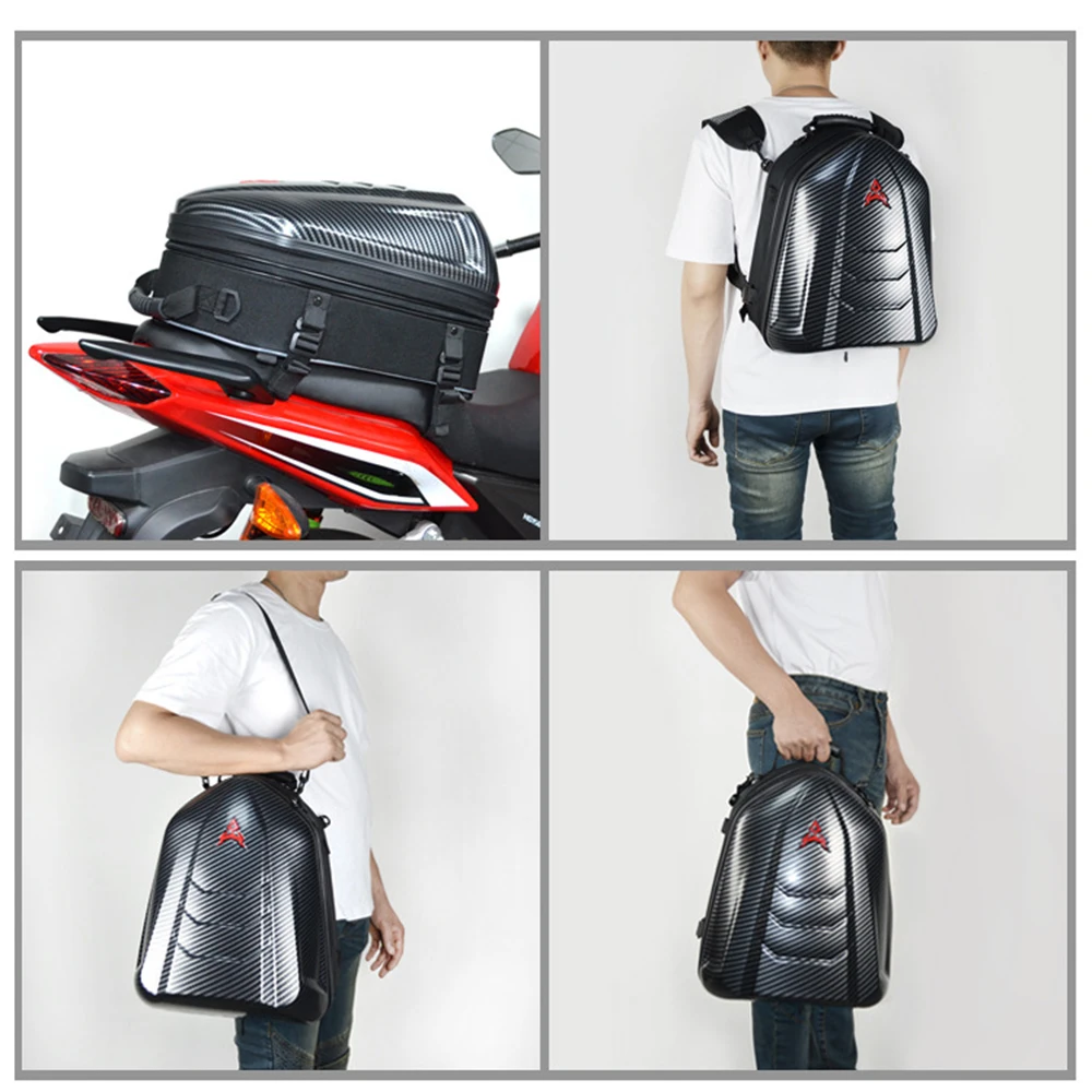 

Waterproof Motorcycle Bag Motorbike Moto Riding Multifunction High Capacity Seat Tank Bag Motorcycle Backpack Biker Racing Bag