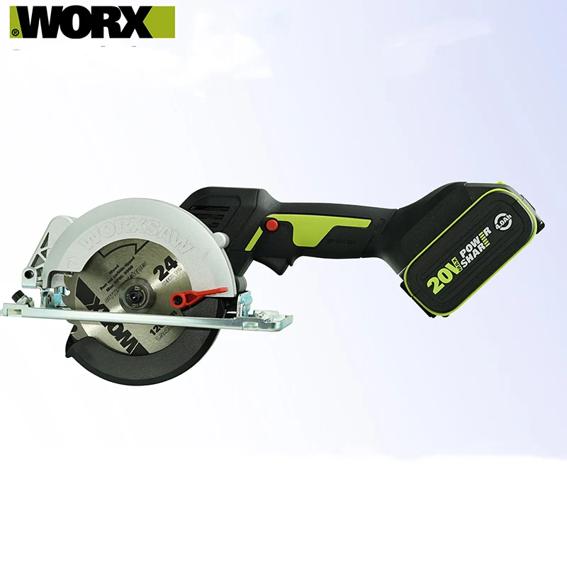 Циркулярная Пила Worx WU533 с бесщеточным двигателем 115 мм 45 /90 градусов|Электрические