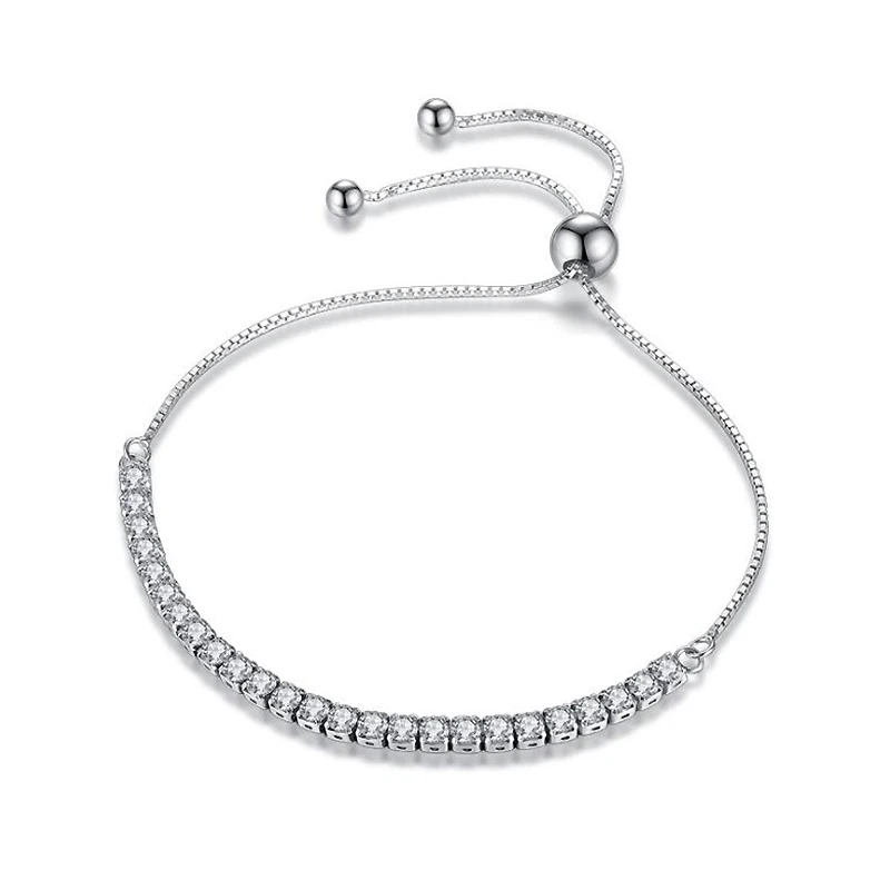 

Ruifan Cubic Zirconia Genuine 925 Sterling Silver Bracelets for Women Female Trendy Bracelet Wedding Jewelry Gift YBR159