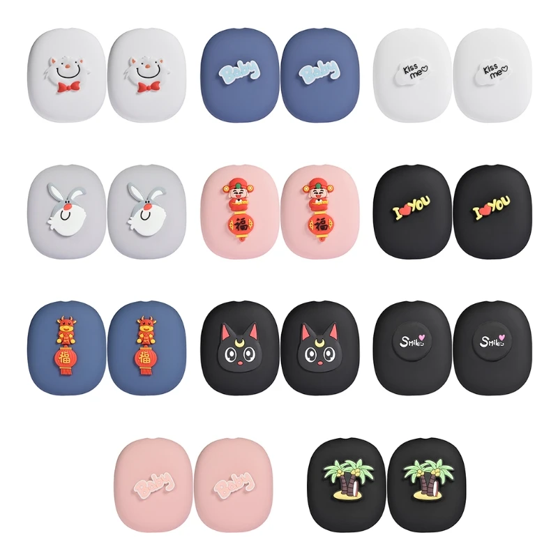

Suitable For -Apple Max Headset Bluetooth Headset Watermark Protective Case New For -Apple Headset Case