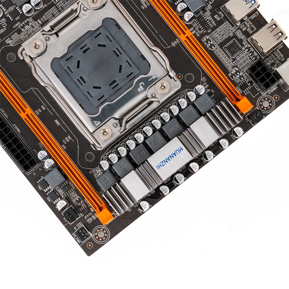Huanan Zhi X79-4M материнская плата X79 для Intel LGA 2011 E5 2650V2 2660V2 DDR3 1333/1600/1866 МГц 32 Гб SATA2.0 USB2.0 M-ATX материнская плата