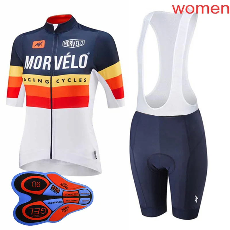 Женский велосипедный комплект из Джерси с коротким рукавом и шортов новинка 2019