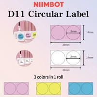 niimbot d11d110 circular label paper thermal label sticker paper waterproof oil proof