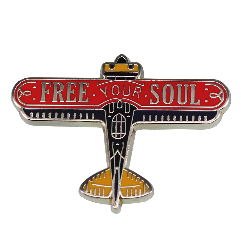 

Free your soul lapel pin gorgeous whimsical jackets backpack accessory
