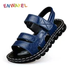 Сандалии ENWAYEL детские из натуральной кожи, удобная обувь для мальчиков и девочек, лето 2021