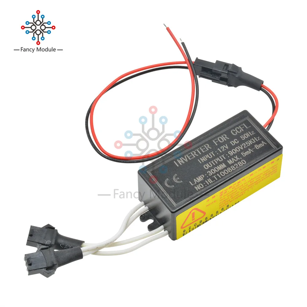 DC 12V до 900V инвертор с флуоресцентной лампой холодным катодом мужской подключение