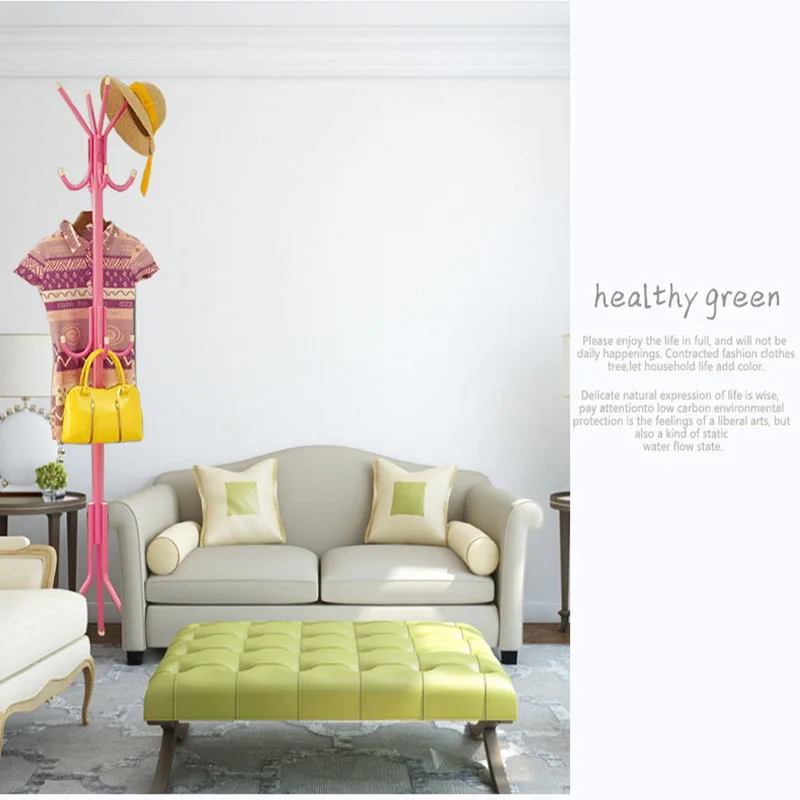 

Простая металлическая вешалка для пальто в сборе, напольная стойка для одежды в гостиную, витрина для одежды, мебель для дома, подвесная оде...