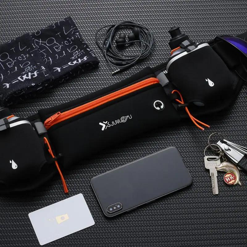 

2020 Men Gym Bags New Outdoor Sports Water Bottle Pocket Multifunctional Fitness Yoga Travel Pockets Running Mobile Phone Bag