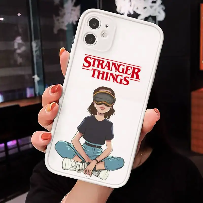 

Stranger things Phone Case Matte For iPhone 12 Mini 11 Pro XR XS Max 7 8 Plus X Hard PC Back Cover