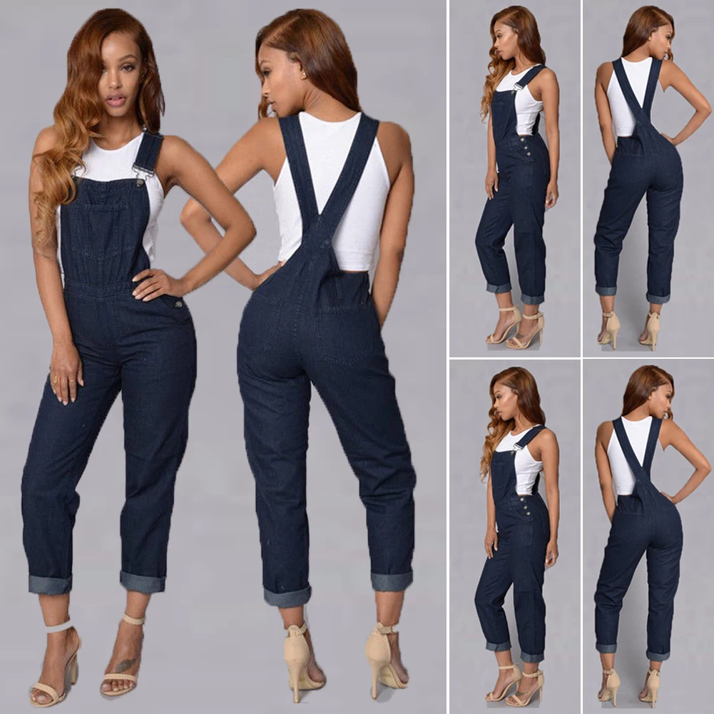 Комбинезон боди поступление Женский мешковатый комбинезон полная длина