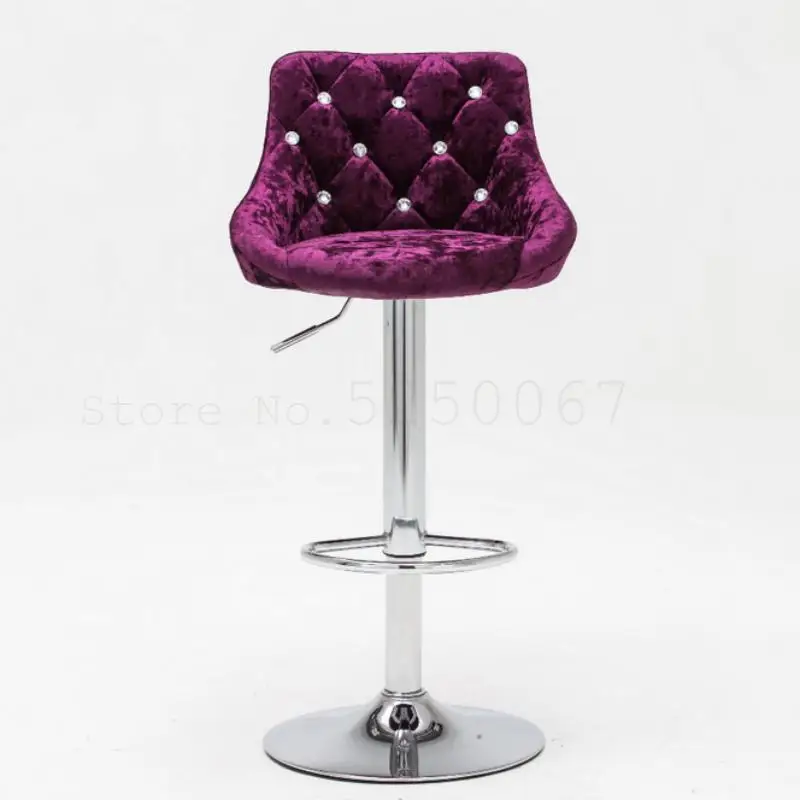 Барный стул подъемное кресло современное простое для дома на спине вращающееся