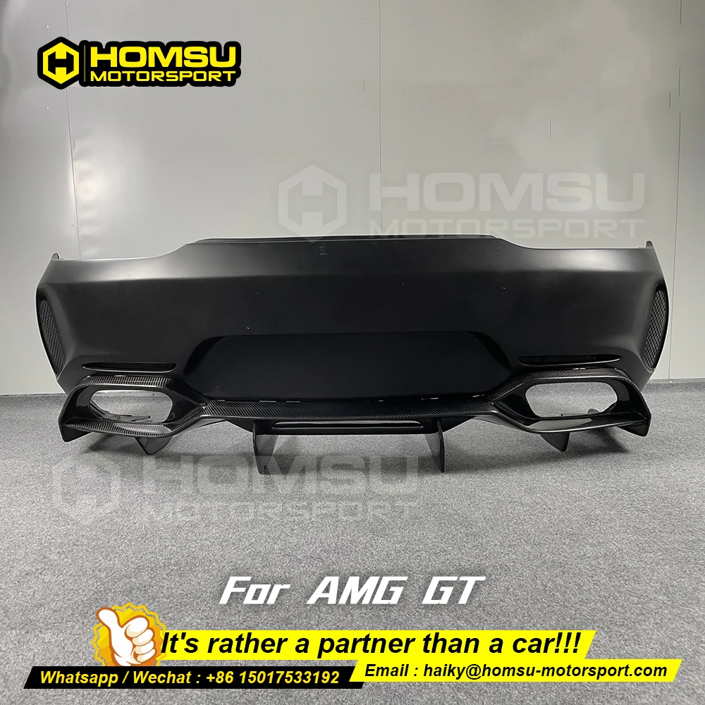 Комплект из углеродного волокна для Mercedes bens am-g GT передний задний бампер боковая