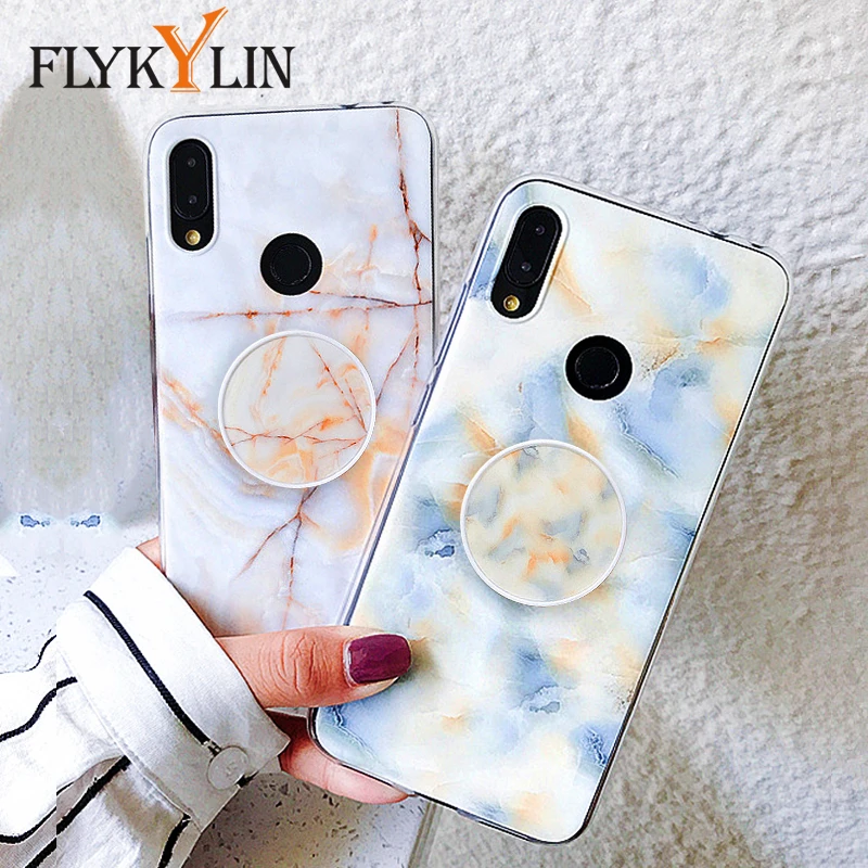 FLYKYLIN мраморный чехол для Samsung Galaxy A7 2018 A6 Plus A9 задняя крышка на M10 A10 A20 A30 A50 A70 TPU