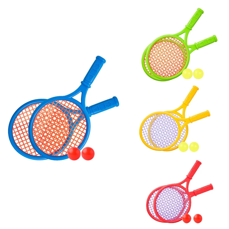 

Детская теннисная набор ракеток детские забавные теннис с шариками для дома и сада пляж на открытом воздухе школьной спортивной подготовки