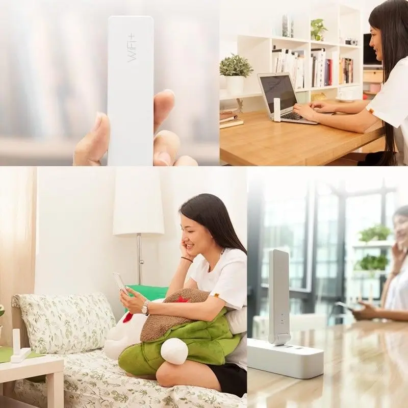 Xiaomi Wi-Fi ретранслятор 2 усилитель-удлинитель 2 Универсальный Repitidor Wi-Fi адаптер 300 Мбит/с 802.11n Беспроводной усилитель сигнала WiFi сигнала