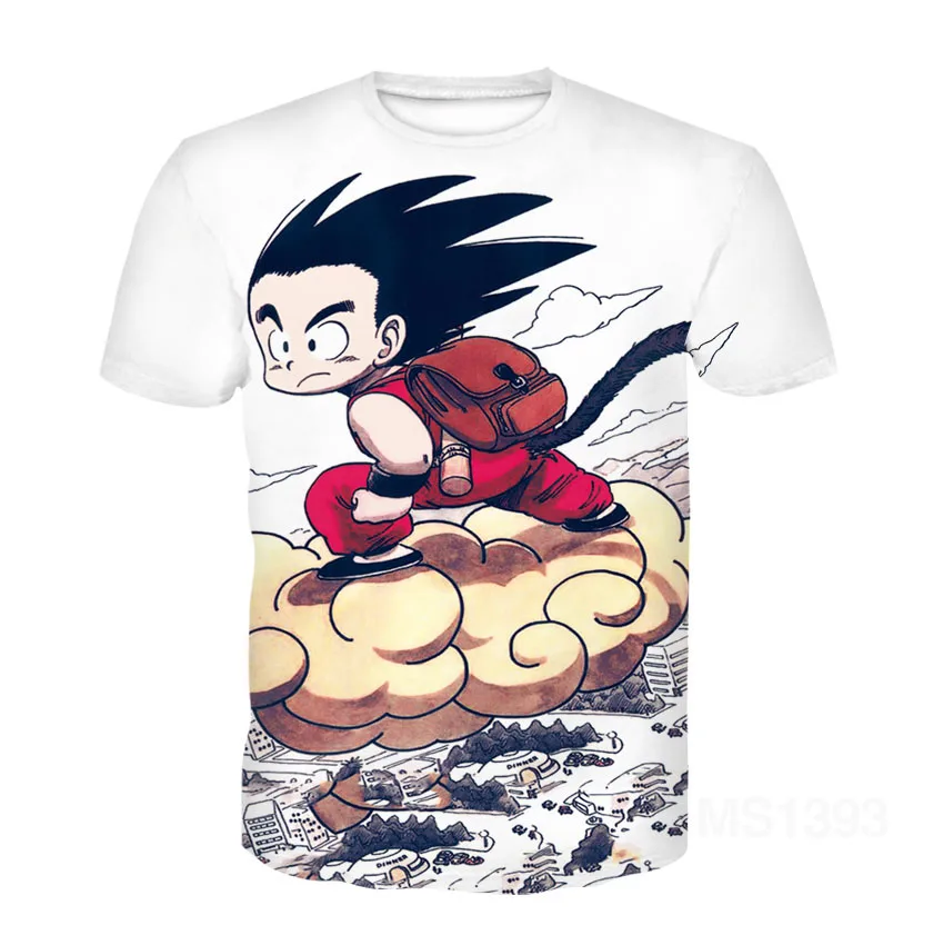 

T-shirt animation 7 dragon ball boys girls kids short sleeve cool t-shirts fashion casual summer boys girls kids street clothes