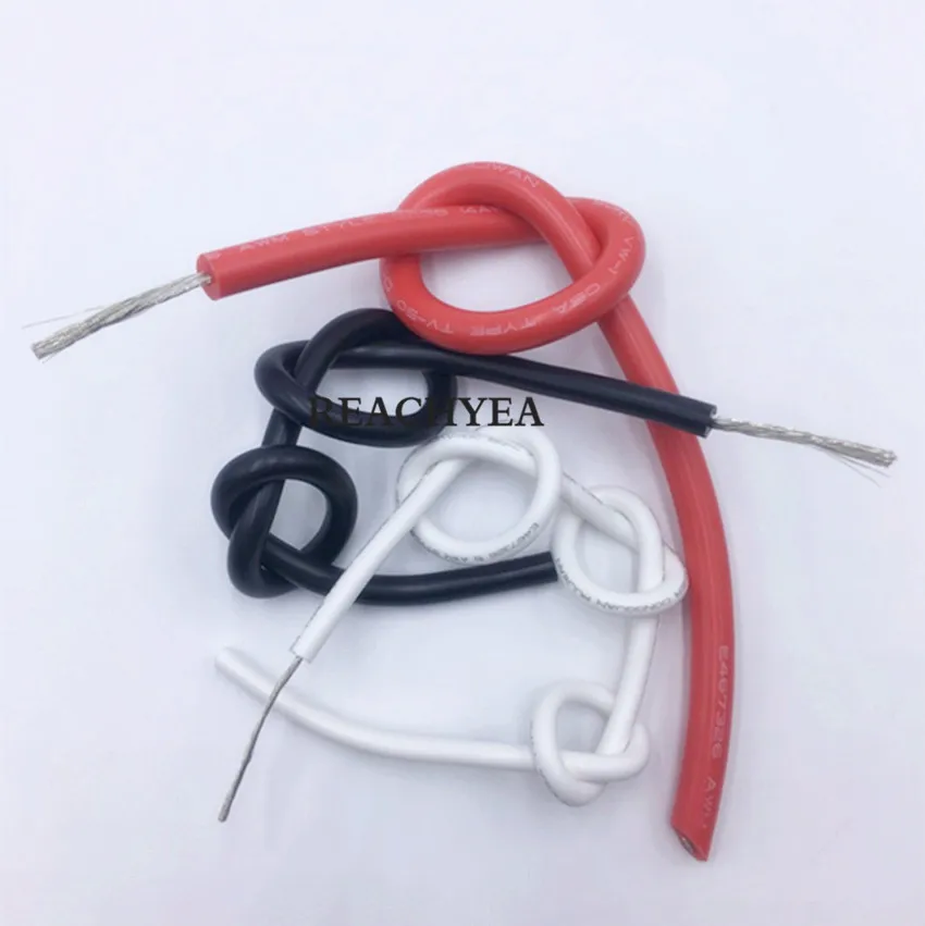 Силиконовый высоковольтный провод UL3239 30 кВ 40 50 kv22awg 20AWG 18AWG 16awg высокая