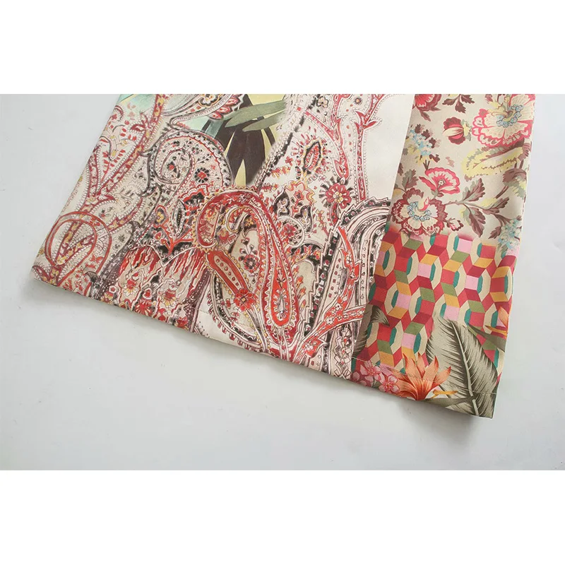 

2021 New Jumpsuit Women Printed V-Neck Jumpsuits Chic Lady Fashion Casual Women Jumpsuit