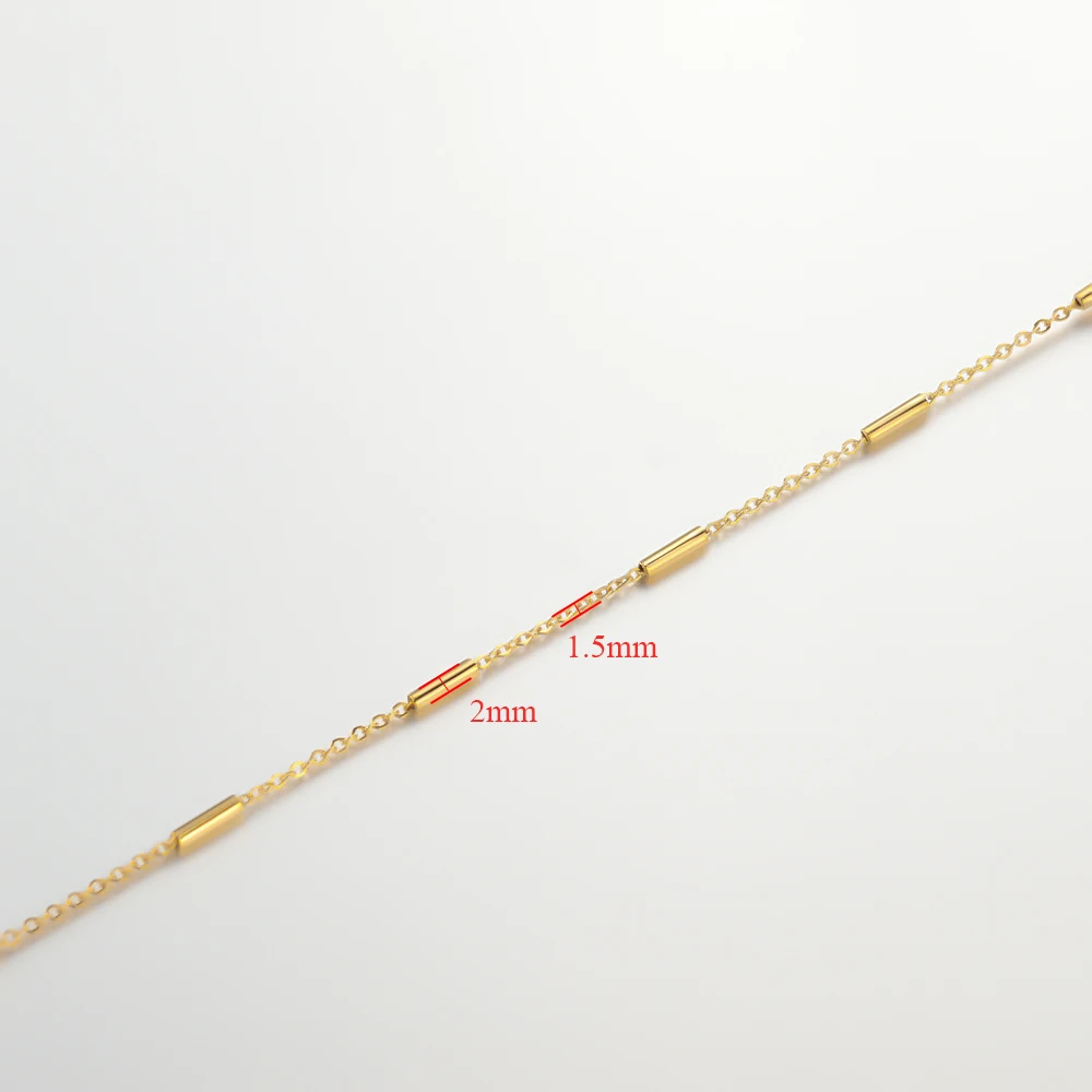 Цепочка Из Нержавеющей Стали для изготовления ожерелья 2 метра|Ювелирная