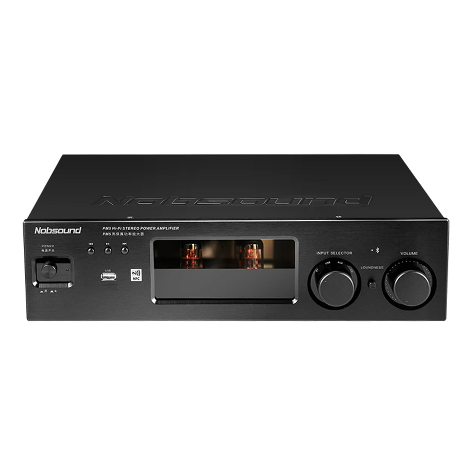 Усилитель мощности Nobsound PM5 hi fi NFC поддержка USB CD DVD мощность 80 вт + серебристый|wireless