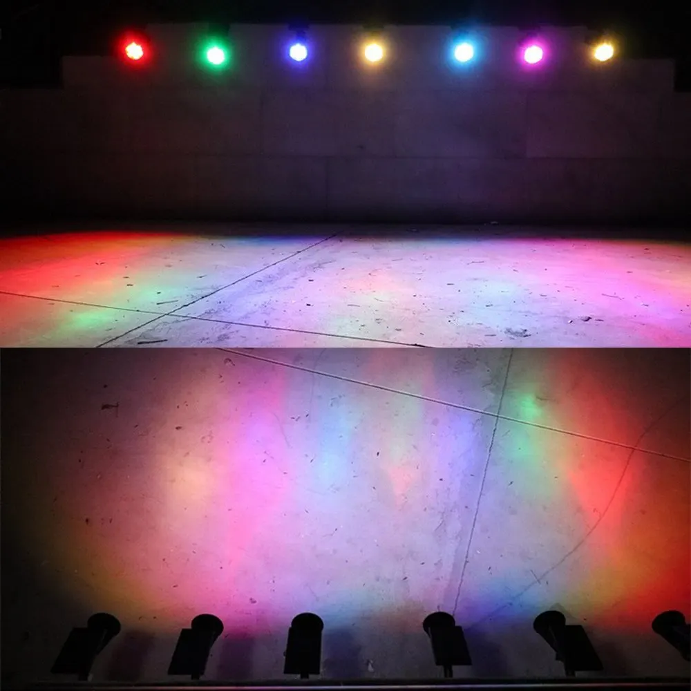 4 светодиодный солнечный свет сада прожектор авто изменение 7 цветов Солнечный