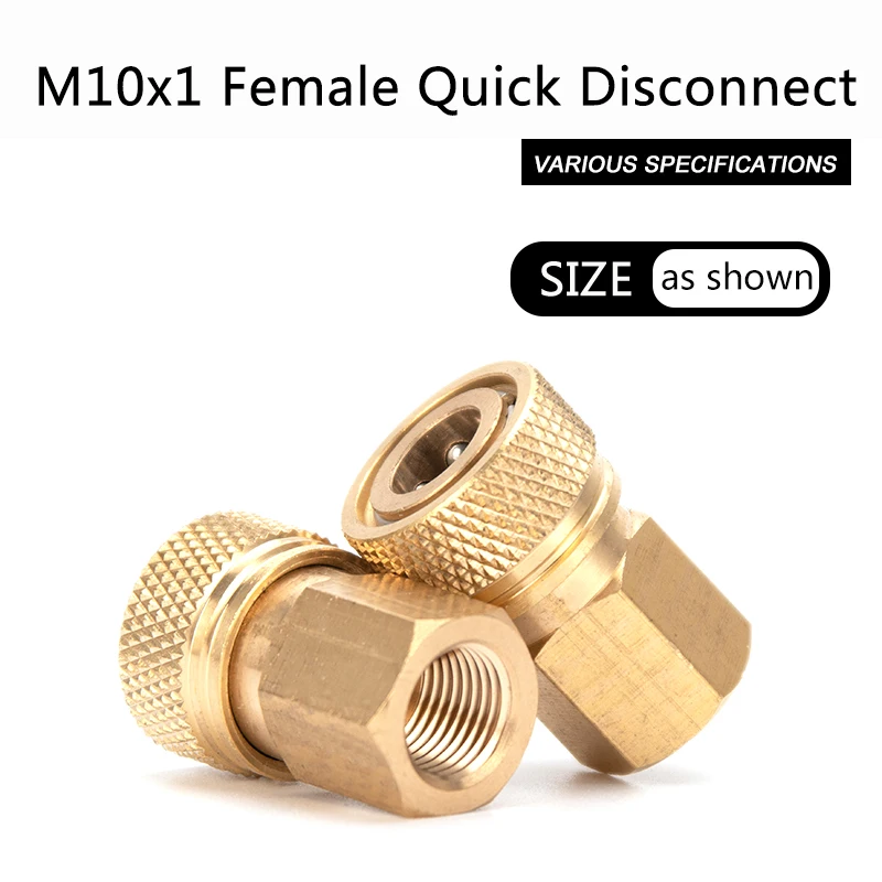 PCP Пейнтбольная муфта соединитель быстрое разъединение медь M10x1 Резьба для
