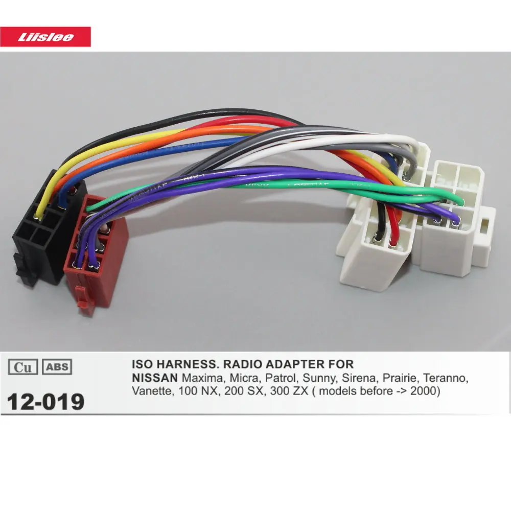 Автомобильный стерео разъем адаптера для NISSAN Maxima/Micra/Patrol/Sunny Auto Radio cd плеер ISO жгут