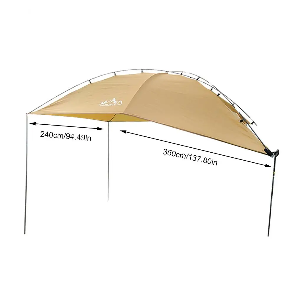 

Awning Sun Shelter SUV Tent Auto Canopy Portable Camper Trailer Tent Rooftop Car Awning For Beach Sedan Outdoor Camping