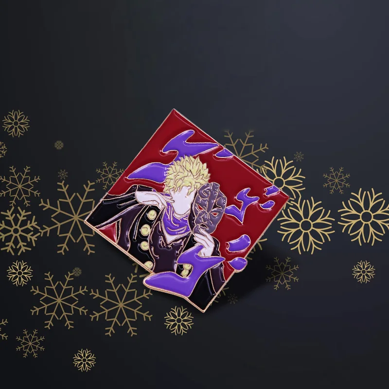 Бейдж с невероятными приключениями Джоджо хирохико Араки манга крутая булавка