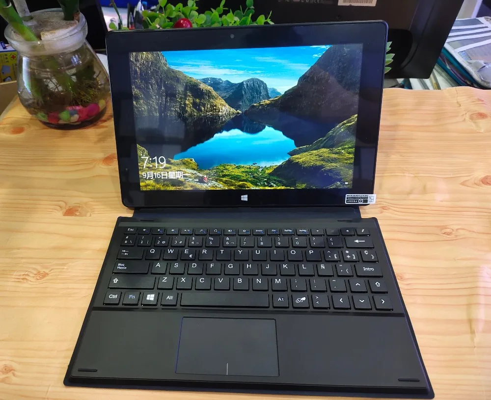 W10 2 в 1 планшетный ПК 10," ips 1280*800 Z8350 четырехъядерный двойной ОС Win10 Android 5,1 2G 32G/4G 64G HDMI Bluetooth 2.0MP/5.0MP