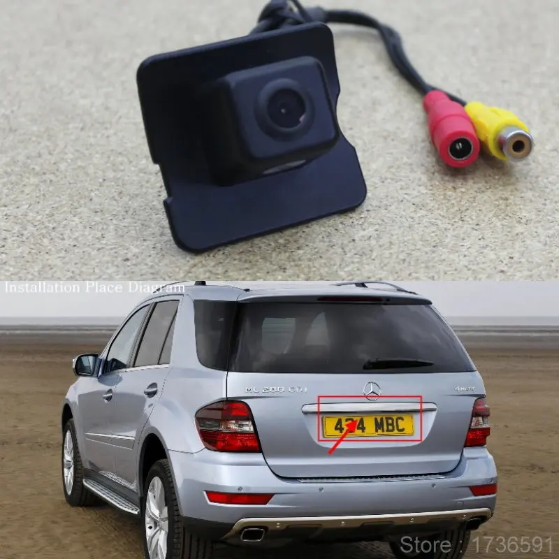 Для Mercedes Benz ML M MB W164 ML350 ML330 ML63 ML450 ML500 камера заднего вида/резервная парковочная