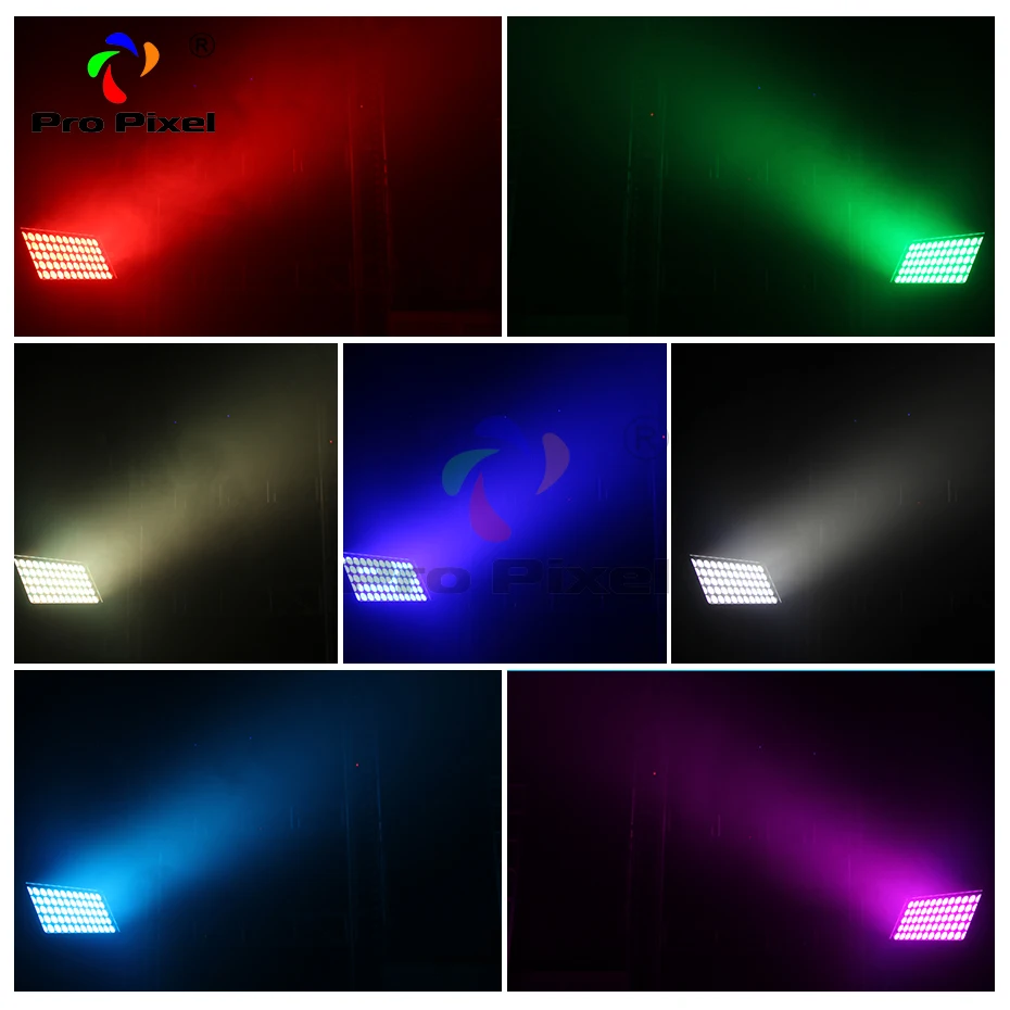 Водонепроницаемый светодиодный светильник 2 шт. уличный 60*10 Вт RGBW Dmx сценическое