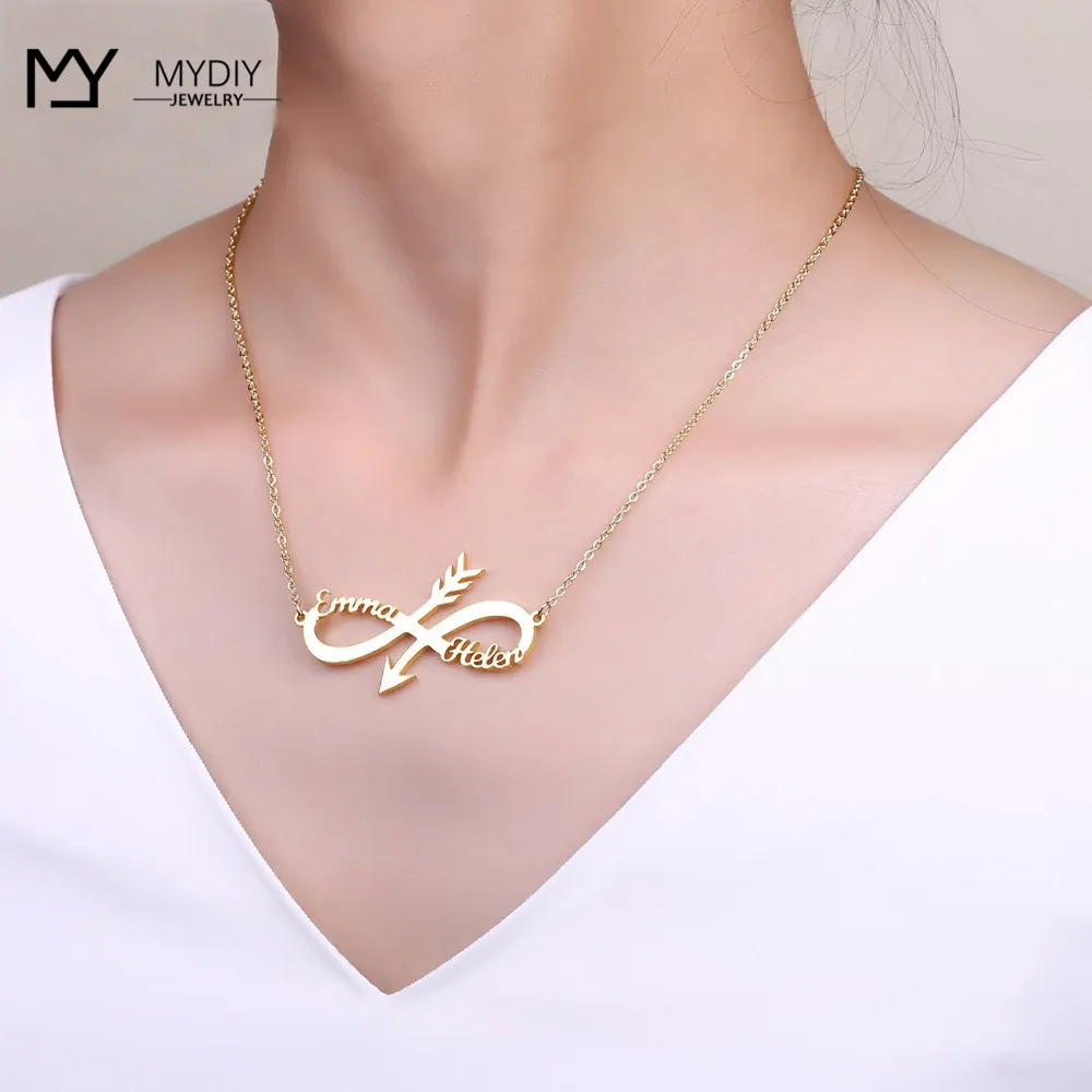 Ожерелье из нержавеющей стали с именем на заказ | Украшения и аксессуары