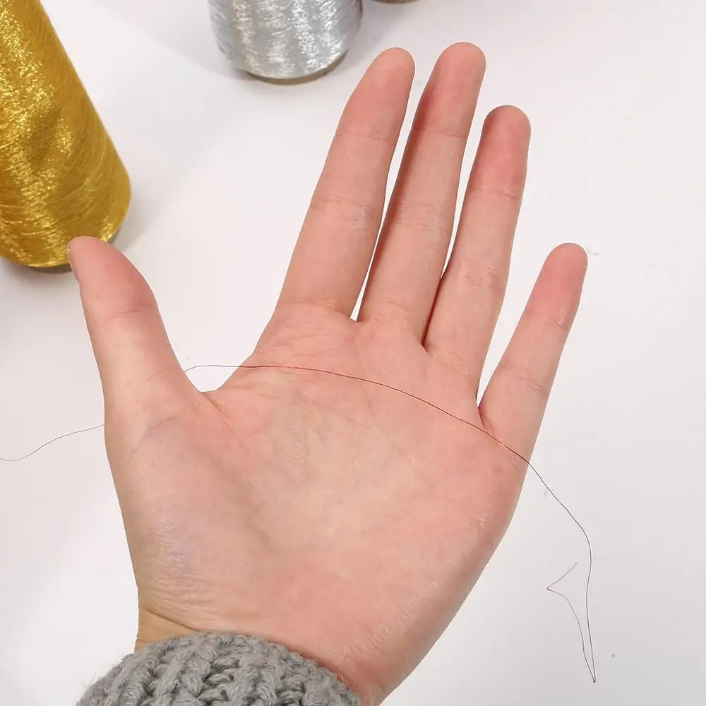 3250 м/рулон разноцветная DMC Металлическая Вышивка для вязания крючком вышивка