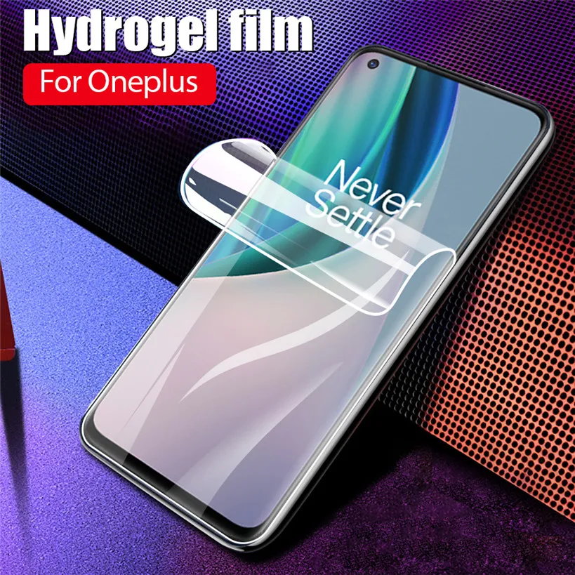 pelicula frontback film for oneplus 9pro screen protector oneplus nord oneplus 8 7 t 8t 9 pro hidrogel film oneplus 9 no glass free global shipping