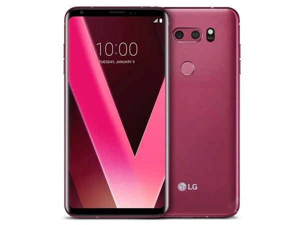 Красный Разблокированный LG V30 4 Гб ОЗУ 64 Гб/128 Гб ПЗУ 6," полный экран Qualcomm835 Восьмиядерный двойной задней камеры(без ивритского языка - Цвет: Красный