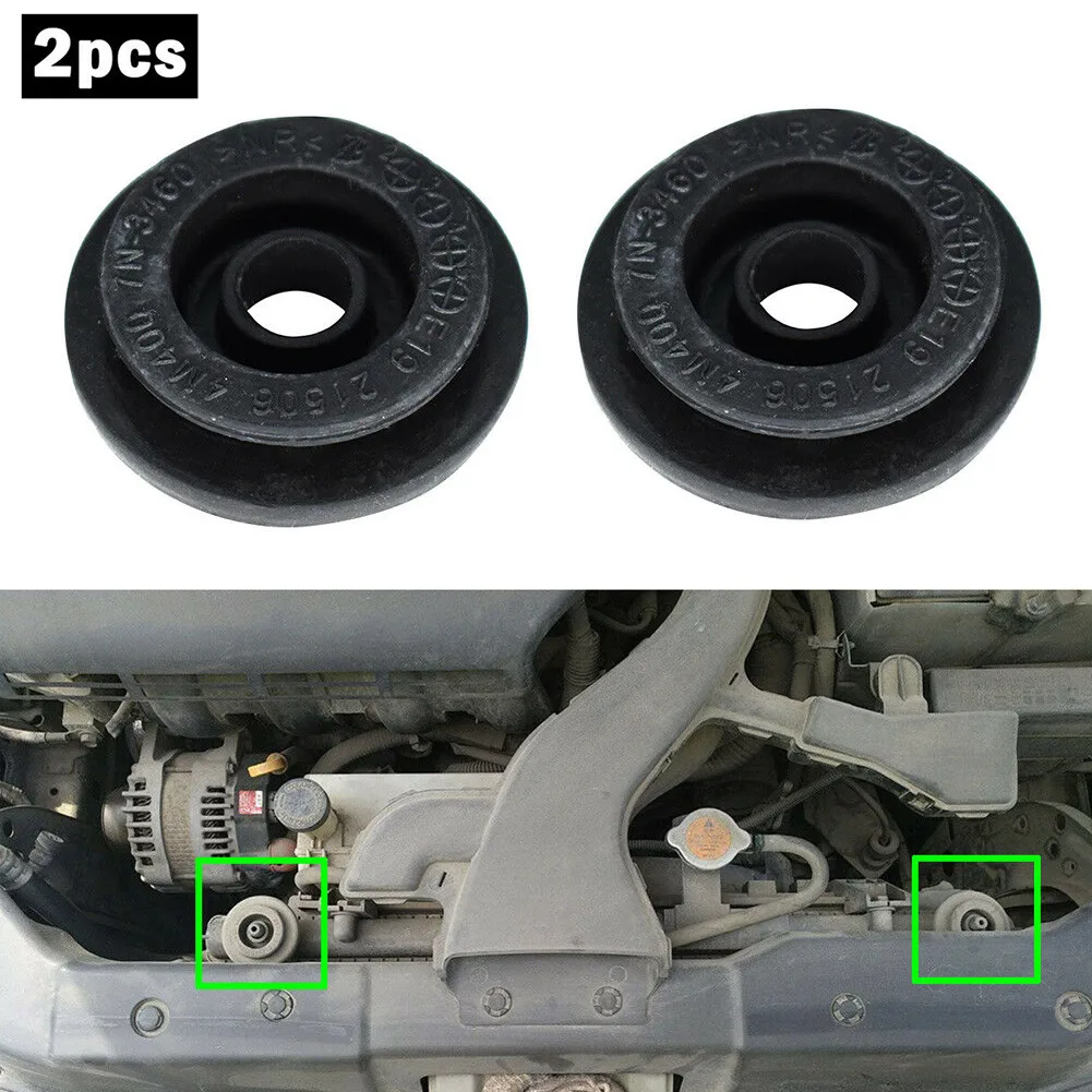 

2pc Radiator Mounting Rubber Bush Mount Bracket For Nissan X-Trail T30 T31 T32 Rogue S35 NSB-048 21506-4M400 Radiator Mount