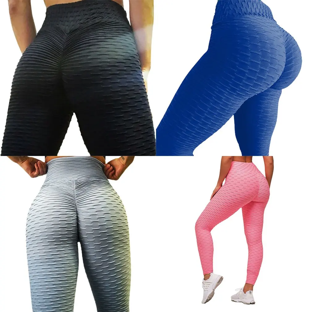 

Sexy Yoga Pants Fitness Sports Leggings Jacquard Sports Leggings Female Running Trousers High Waist Yoga Tight Sports Pants