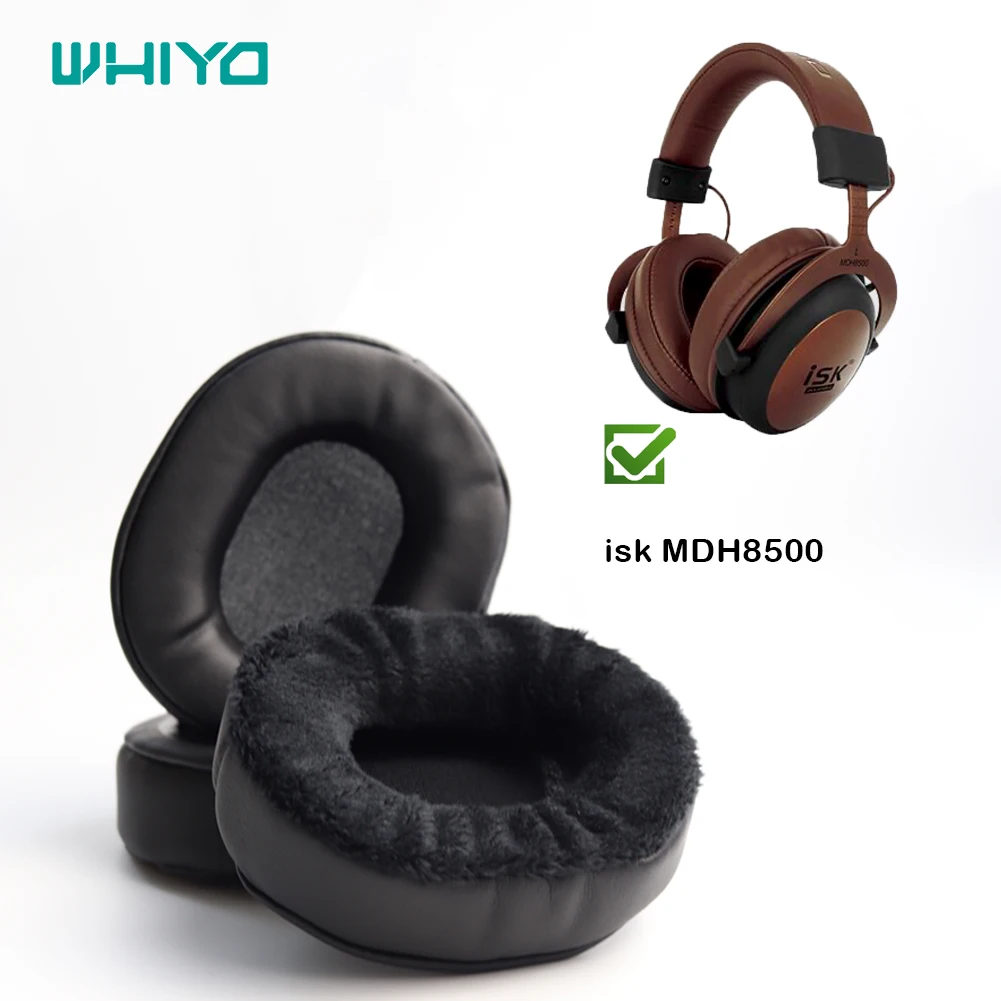 

Whiyo Replacement Velvet Ear Pads for isk MDH8500 MDH 8500 MDH-8500 Headset Parts Earmuff Cover Cushion Pillow