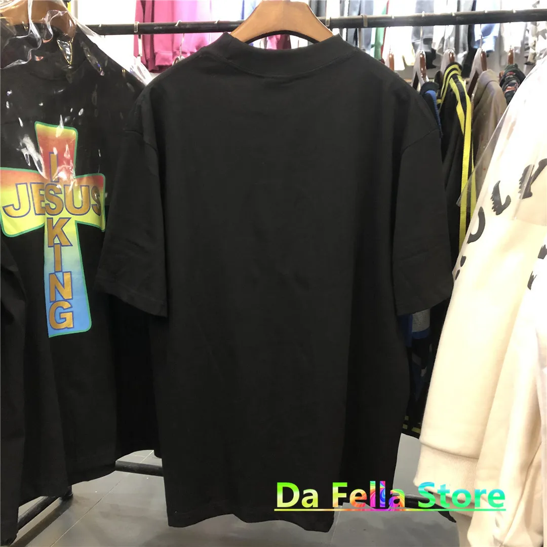 Мужская/женская футболка с изображением Иисуса на лето KING 2021 | Мужская одежда