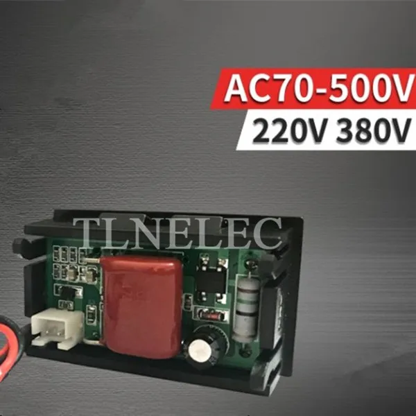 3 5 дюймовый вольтметр переменного тока стандартный двухпроводный трехзначный