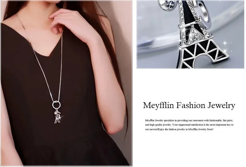Meyfflin, длинное ожерелье для женщин, винтажное, серебряное, геометрическое, Круглый чокер, ожерелье s& Кулоны, модная цепочка на свитер, ювелирное изделие