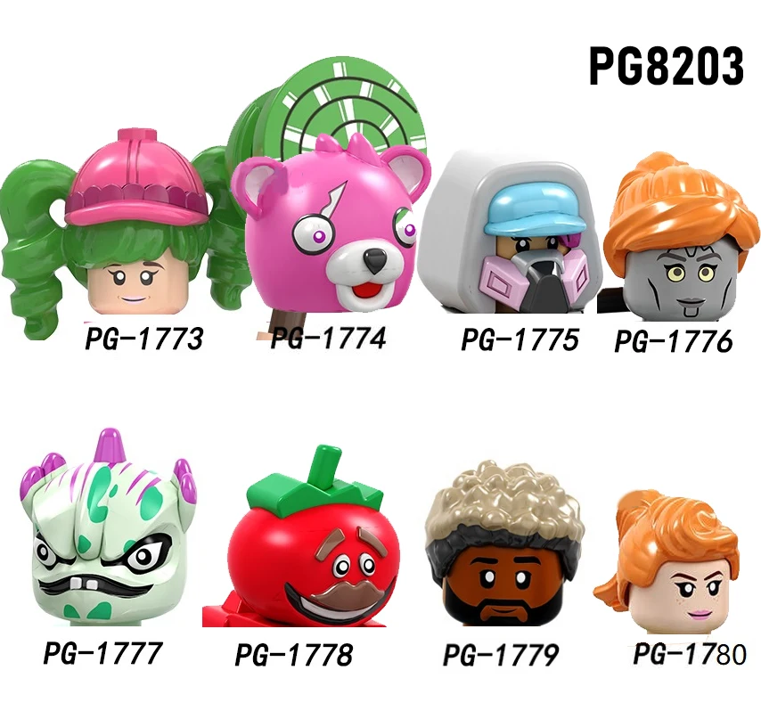 Конструктор PG8203 игра Zoey Cuddle Лидер команды Tekni que Chrome Левиафан фигурка для